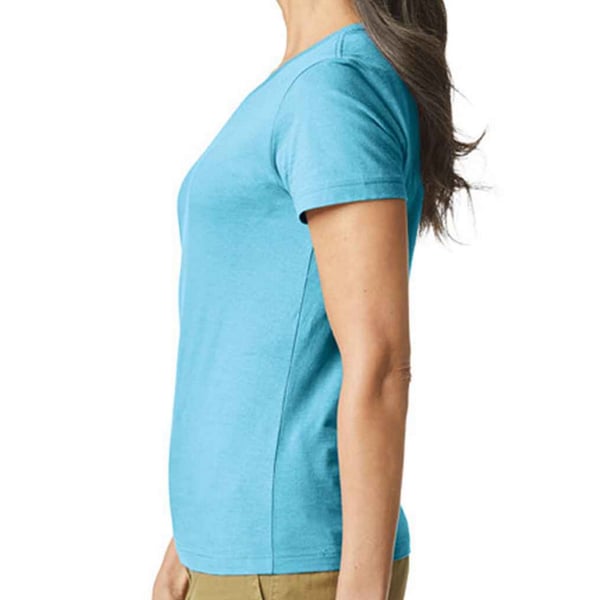 Gildan Womens/Ladies Softstyle Plain Ringspun Cotton Fitted T-Shirt