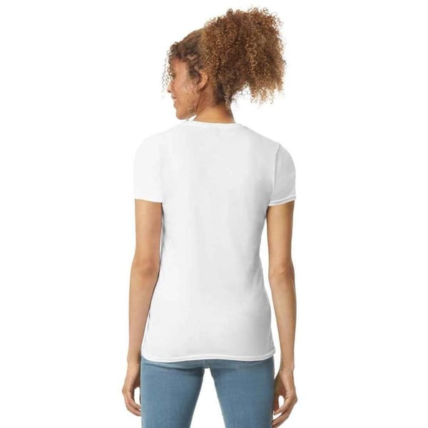 Gildan Womens/Ladies Softstyle Plain Ringspun Cotton Fitted T-Shirt