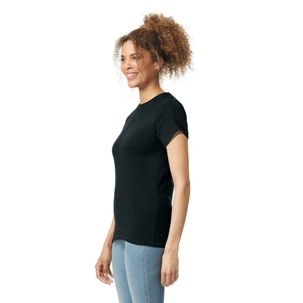 Gildan Womens/Ladies Softstyle Plain Ringspun Cotton Fitted T-Shirt
