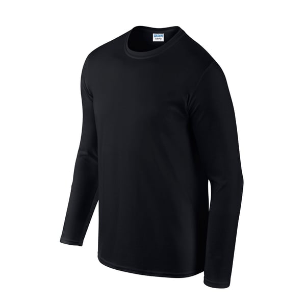 Gildan Unisex Adult Softstyle Plain Long-Sleeved T-Shirt