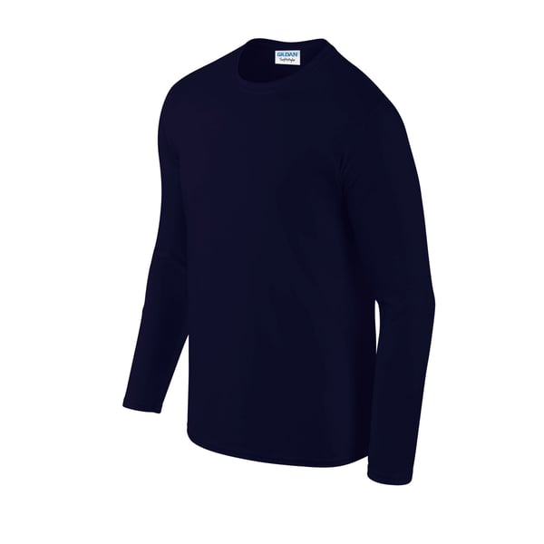 Gildan Unisex Adult Softstyle Plain Long-Sleeved T-Shirt