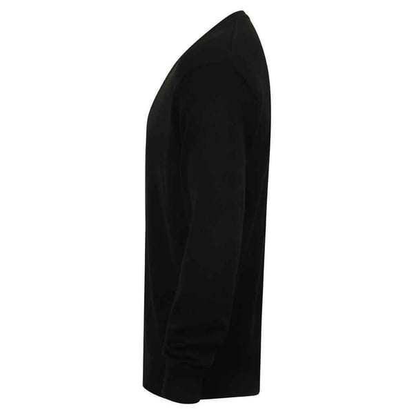 Henbury Mens Cotton Acrylic V Neck Cardigan