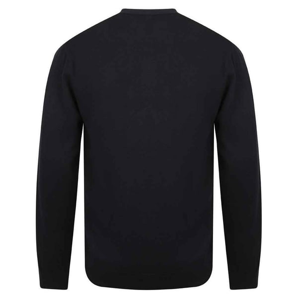 Henbury Mens Cotton Acrylic V Neck Cardigan