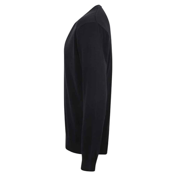 Henbury Mens Cotton Acrylic V Neck Cardigan