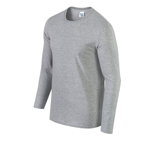 Gildan Unisex Adult Softstyle Polycotton Long-Sleeved T-Shirt