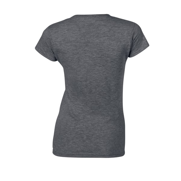 Gildan Womens/Ladies Softstyle Heather Ringspun Cotton Fitted T-Shirt