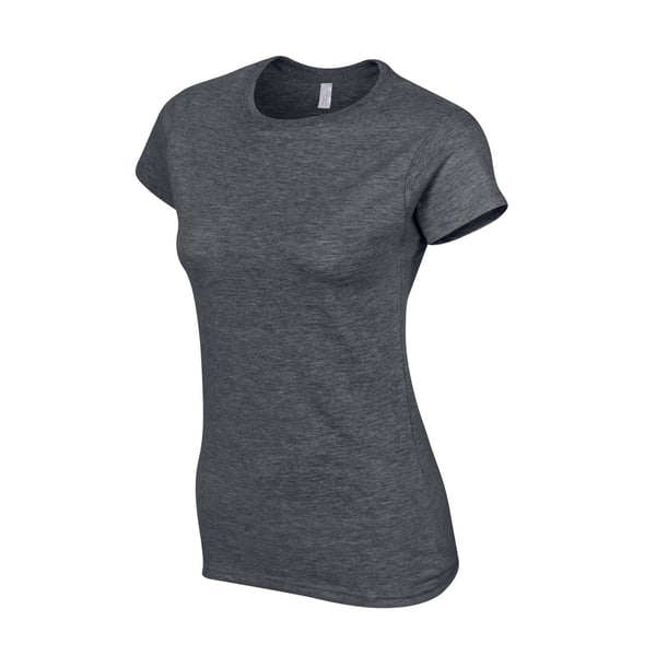 Gildan Womens/Ladies Softstyle Heather Ringspun Cotton Fitted T-Shirt