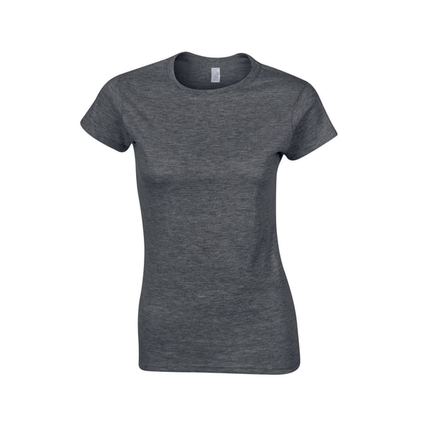 Gildan Womens/Ladies Softstyle Heather Ringspun Cotton Fitted T-Shirt