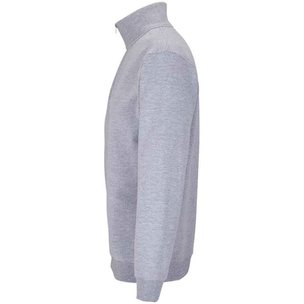 SOLS Unisex Adult Conrad Marl Quarter Zip Sweatshirt