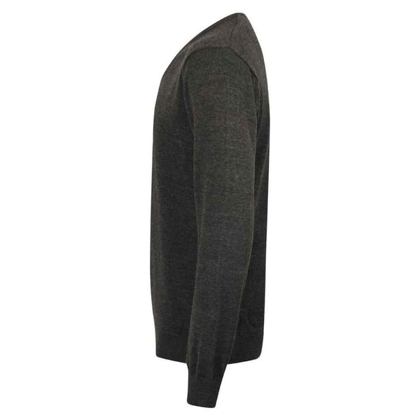 Henbury Mens Cotton Acrylic V Neck Sweatshirt