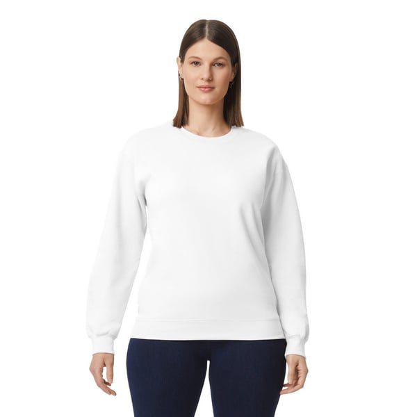 Gildan Mens Midweight Crew Neck Sweatshirt