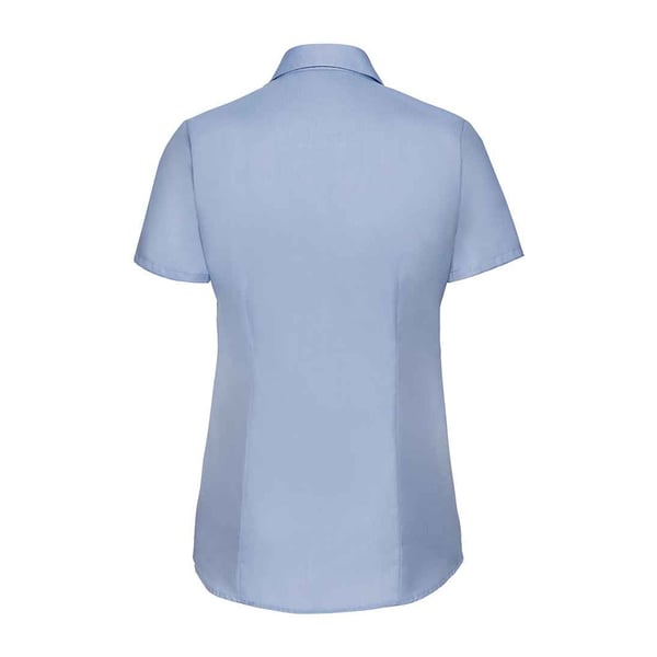 Russell Collection Womens/Ladies Herringbone Formal Shirt