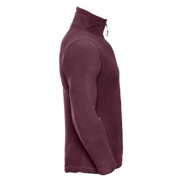 Russell Mens Zip Neck Outdoor Fleece Top