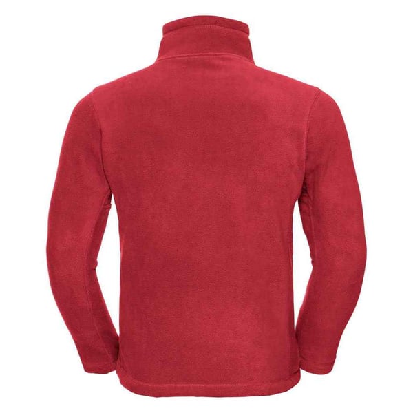 Russell Mens Zip Neck Outdoor Fleece Top