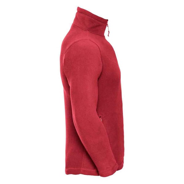 Russell Mens Zip Neck Outdoor Fleece Top
