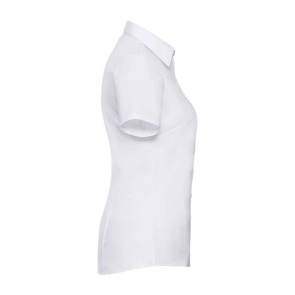 Russell Collection Womens/Ladies Herringbone Formal Shirt