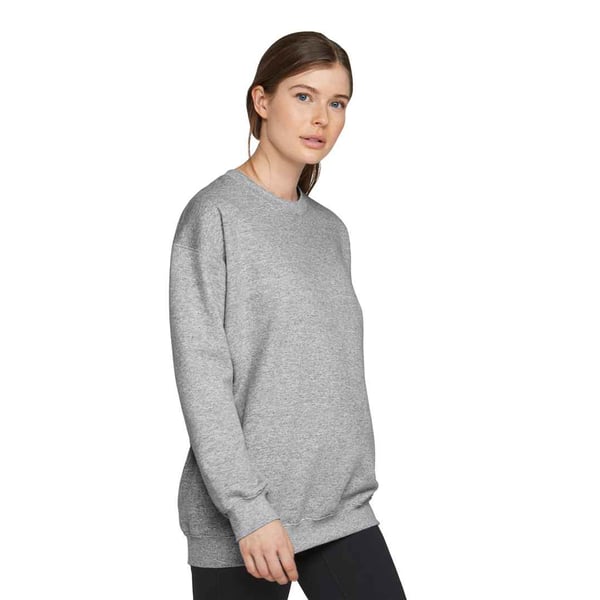 Gildan Mens Softstyle Plain Midweight Crew Neck Sweatshirt