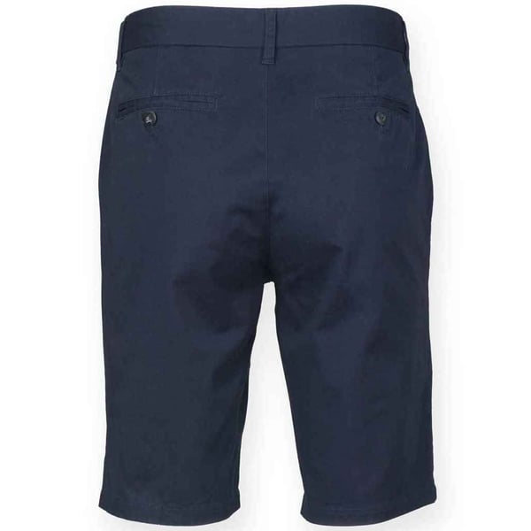 Front Row Mens Chino Stretch Shorts