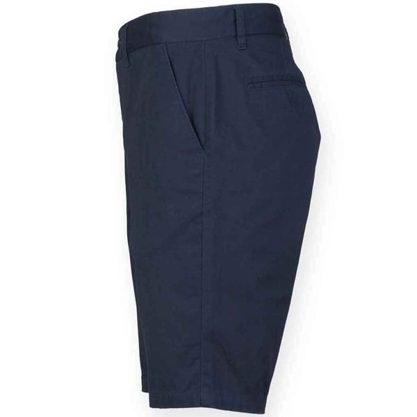 Front Row Mens Chino Stretch Shorts