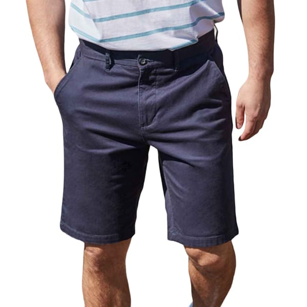 Front Row Mens Chino Stretch Shorts