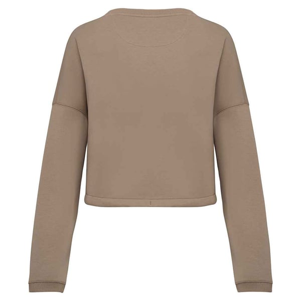Native Spirit Womens/Ladies Oversized Crop Sweatshirt