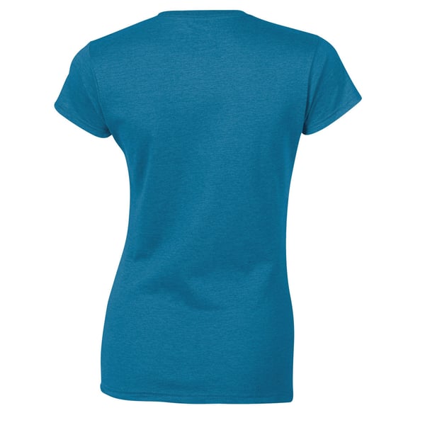 Gildan Womens/Ladies Softstyle Plain Ringspun Cotton Fitted T-Shirt