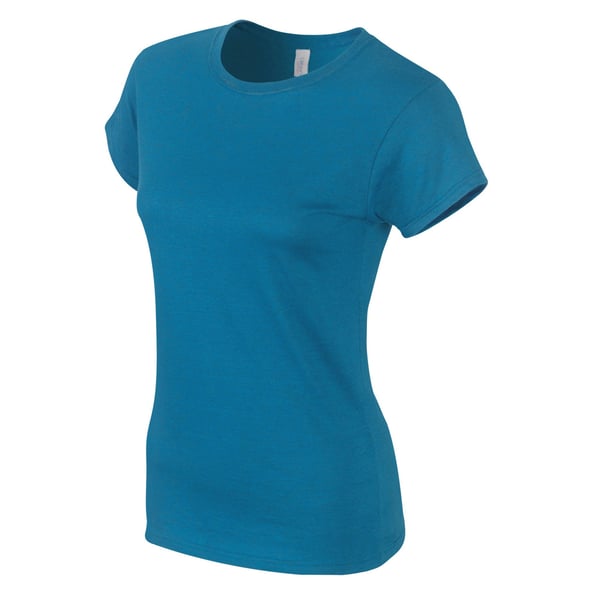 Gildan Womens/Ladies Softstyle Plain Ringspun Cotton Fitted T-Shirt