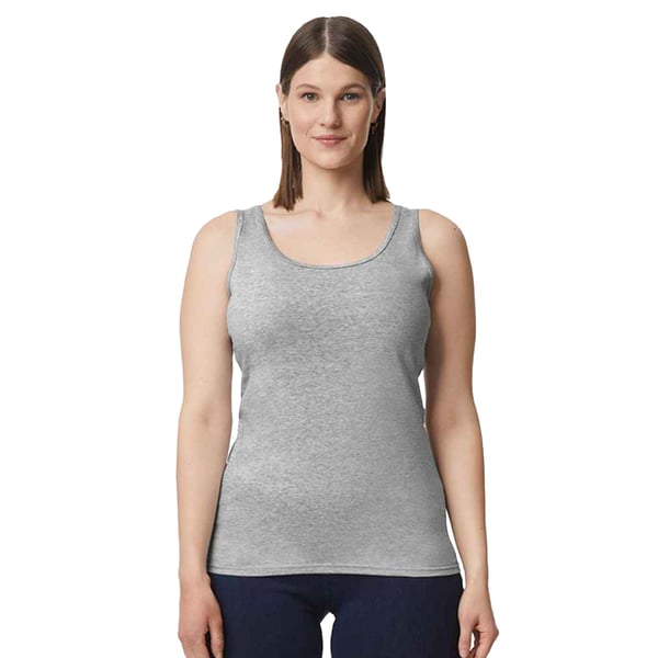 Gildan Womens/Ladies Softstyle Ringspun Cotton Tank Top