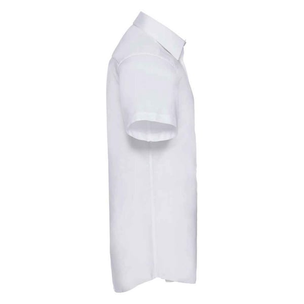 Russell Collection Mens Tailored Short-Sleeved Formal Shirt