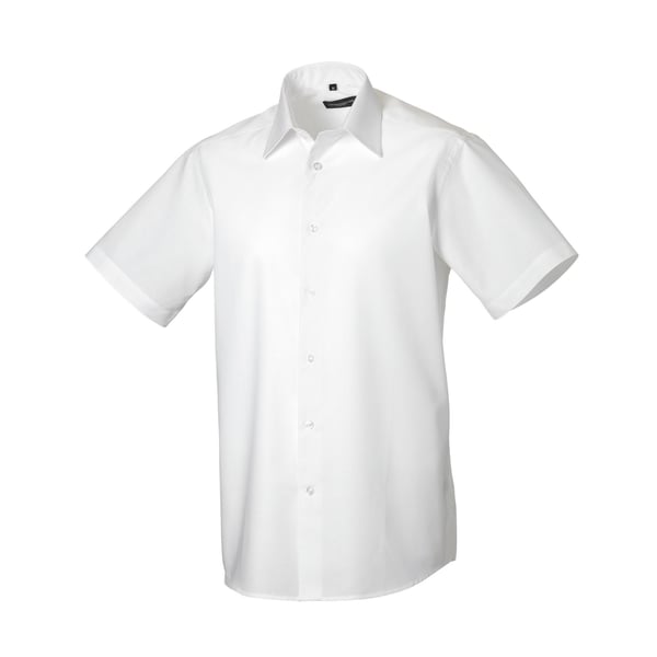 Russell Collection Mens Tailored Short-Sleeved Formal Shirt