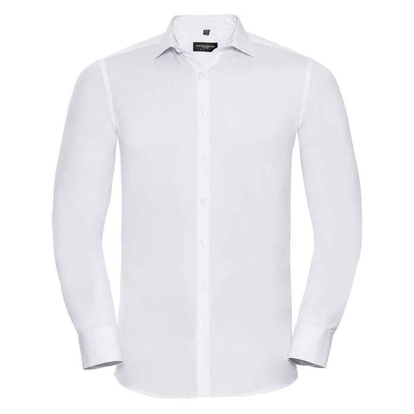 Russell Collection Mens Ultimate Stretch Long-Sleeved Formal Shirt