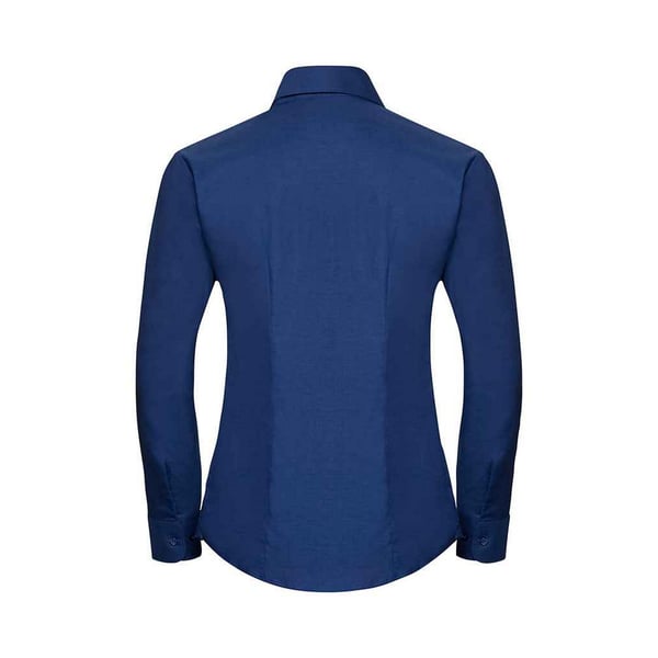 Russell Collection Womens/Ladies Oxford Long-Sleeved Shirt