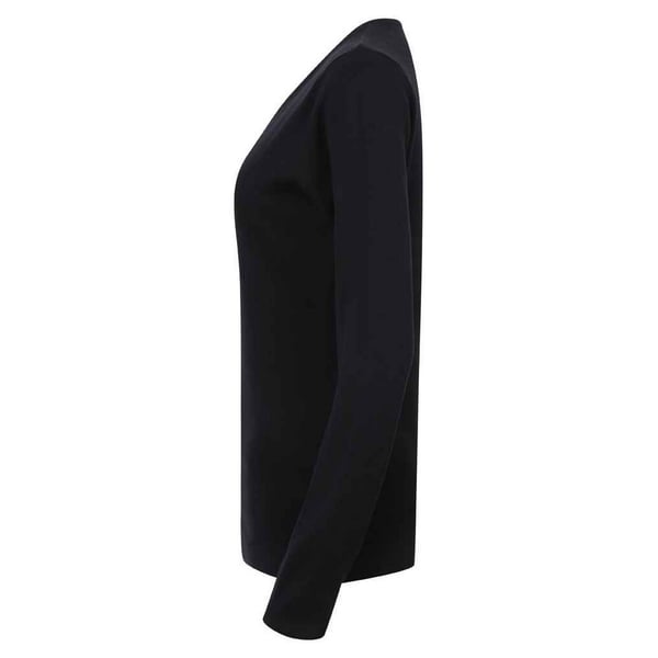 Henbury Womens/Ladies Cotton Acrylic V Neck Sweatshirt