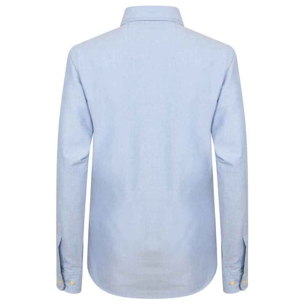 Henbury Womens/Ladies Oxford Classic Long-Sleeved Formal Shirt
