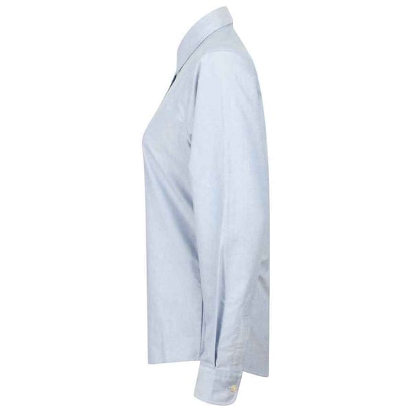 Henbury Womens/Ladies Oxford Classic Long-Sleeved Formal Shirt