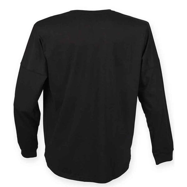 SF Unisex Adult Slogan Drop Shoulder Long-Sleeved T-Shirt
