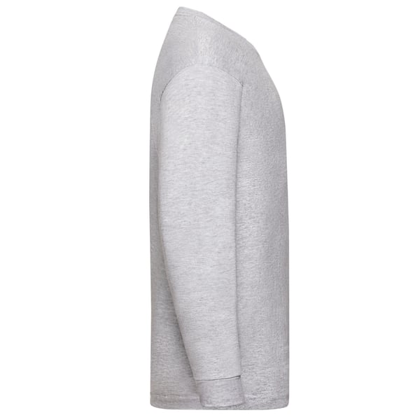 Fruit of the Loom Childrens/Kids Value Heather Long-Sleeved T-Shirt