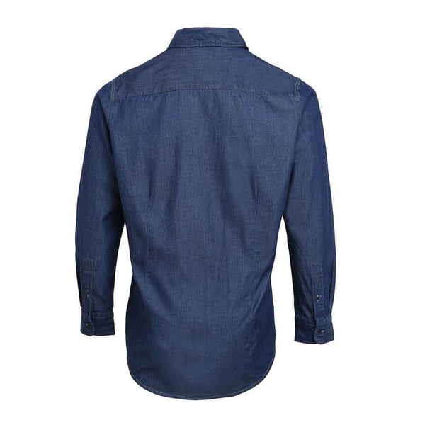 Premier Miesten Denim Kontrastitikkipaita