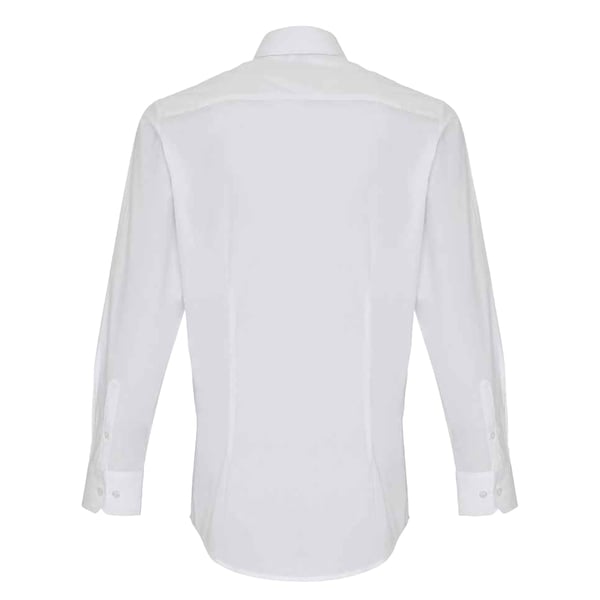 Premier Unisex Adult Poplin Stretch Long-Sleeved Shirt