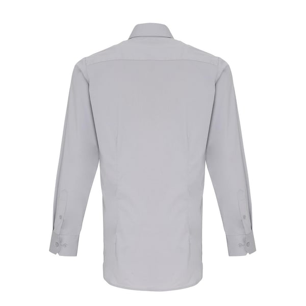 Premier Unisex Adult Poplin Stretch Long-Sleeved Shirt