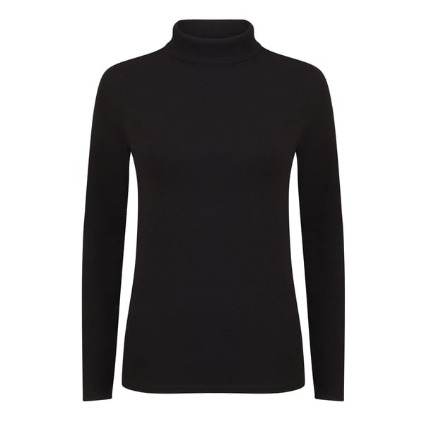 Skinni Fit Womens/Ladies Feel Good Stretch Roll Neck Long-Sleeved T-Shirt Skinni Fit Womens/Ladies Feel Good Stretch Roll Neck Long-Sleeved T-Shirt