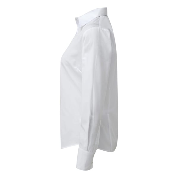 Premier Womens/Ladies Poplin Long-Sleeved Shirt
