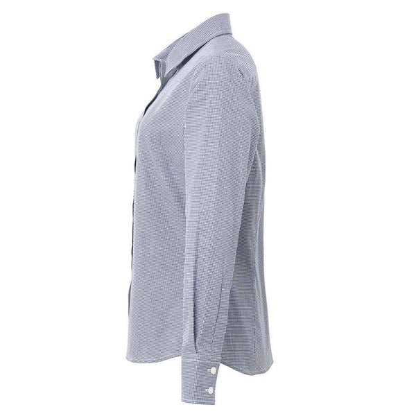 Premier Womens/Ladies Gingham Long-Sleeved Shirt