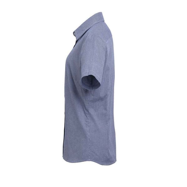 Premier Womens/Ladies Gingham Short-Sleeved Shirt