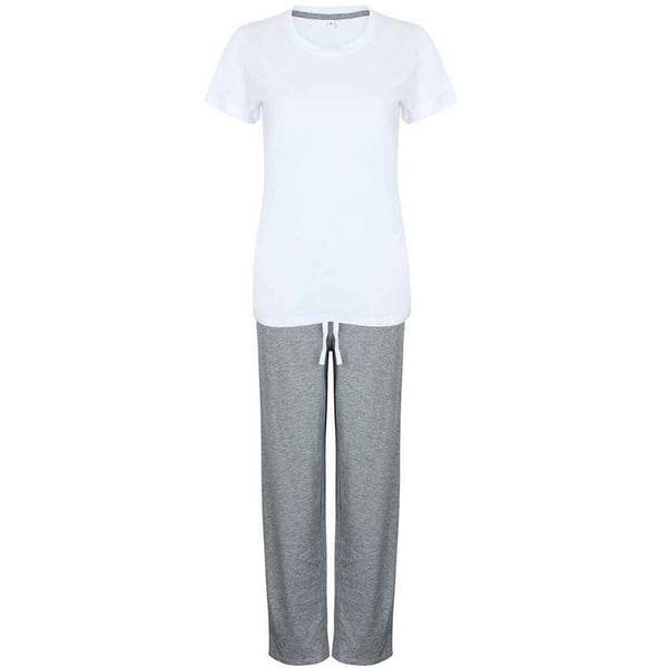 Towel City Womens/Ladies Heather Long Pyjama Set