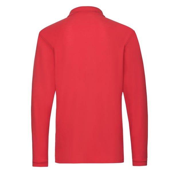 Fruit of the Loom Mens Premium Pique Long-Sleeved Polo Shirt