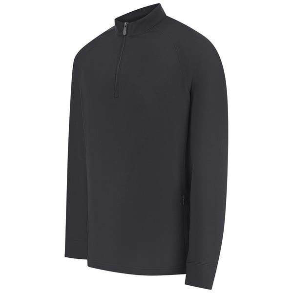 Henbury Mens Zip Neck Top
