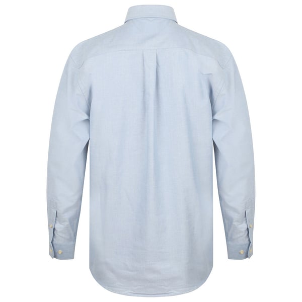 Henbury Mens Classic Oxford Long-Sleeved Formal Shirt