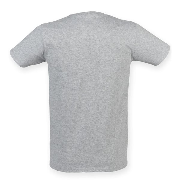 Skinni Fit Miesten Feel Good Heather Puuvilla Stretch T-paita