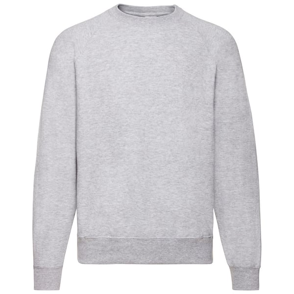 Fruit Of The Loom Mens Classic Heather Raglan Sweatshirt